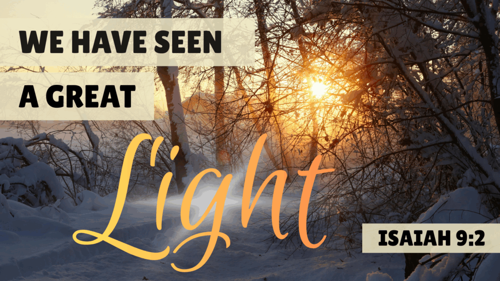 Sermon about Isaiah 9:2